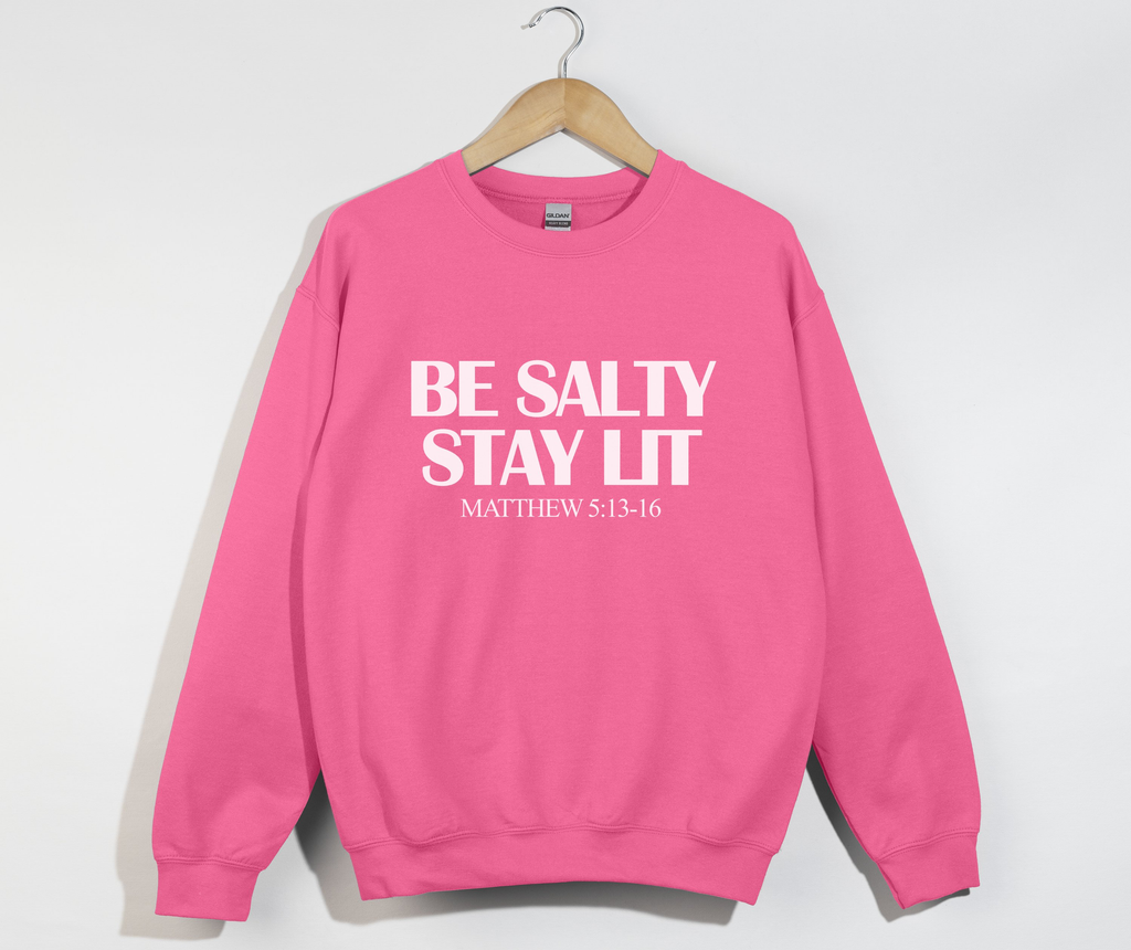 Be Salty Stay Lit  - Matthew 5:13-16 Light and Dark Style