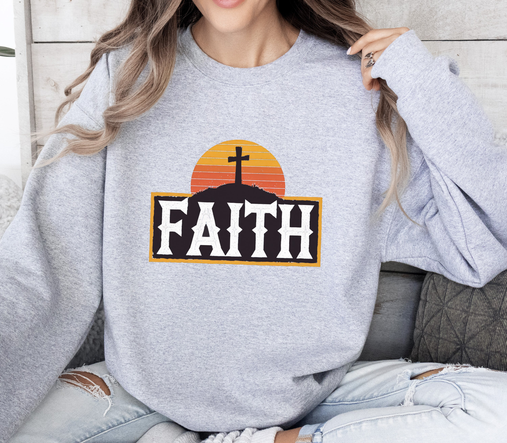 Faith Mountain Cross - Sweatshirt
