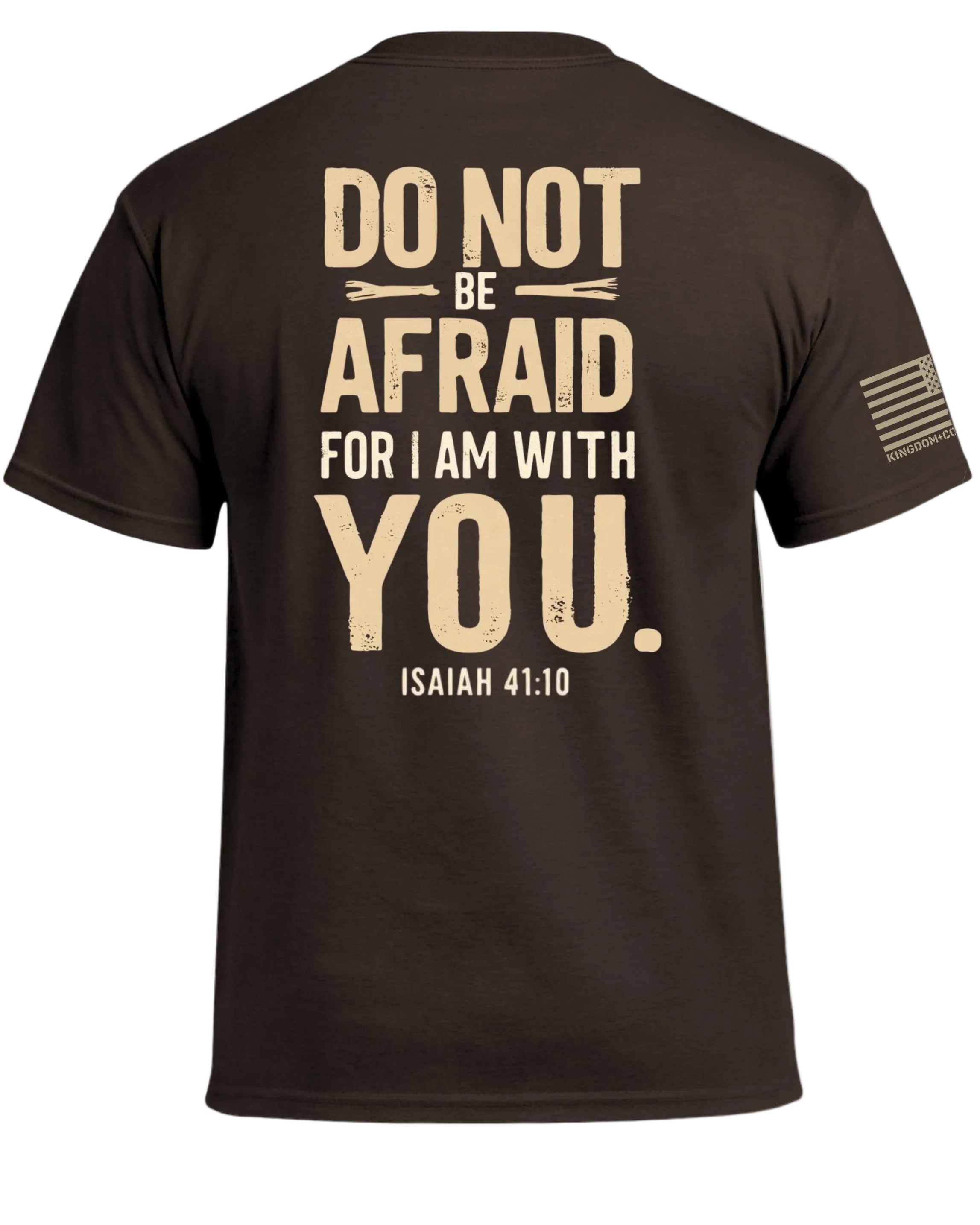 T-shirt « N'aie pas peur, car je suis avec toi »
