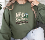 The Lord Is My Shepherd - Women's Dark Sweatshirt