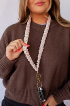 Andi x Rad Rev Pink Bows Lanyard