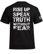 T-shirt « Levez-vous et dites la vérité sans crainte »