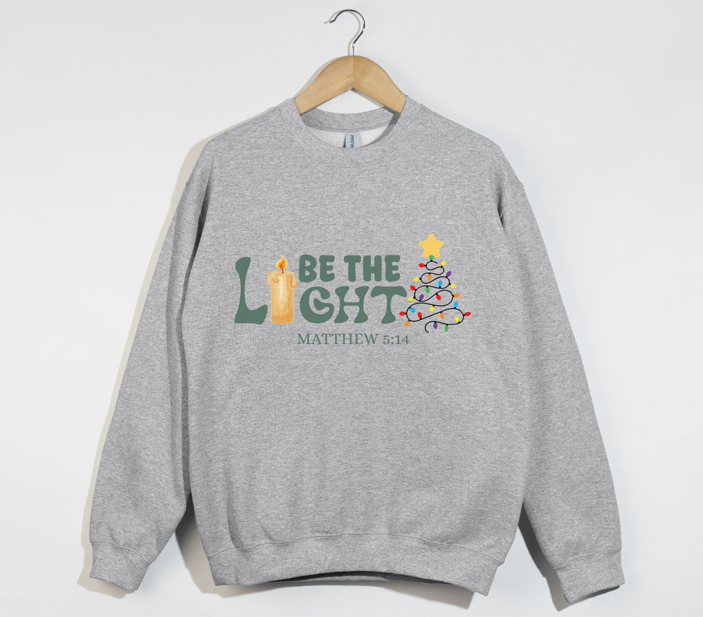Be The Light - Christmas Sweatshirt