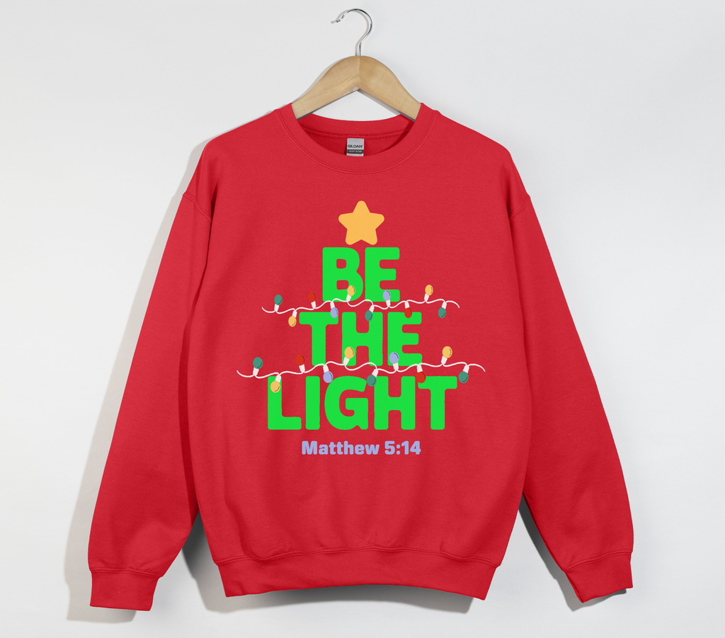 Be The Light - Christmas Sweatshirt
