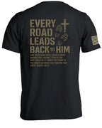 T-shirt Tous les chemins mènent à LUI