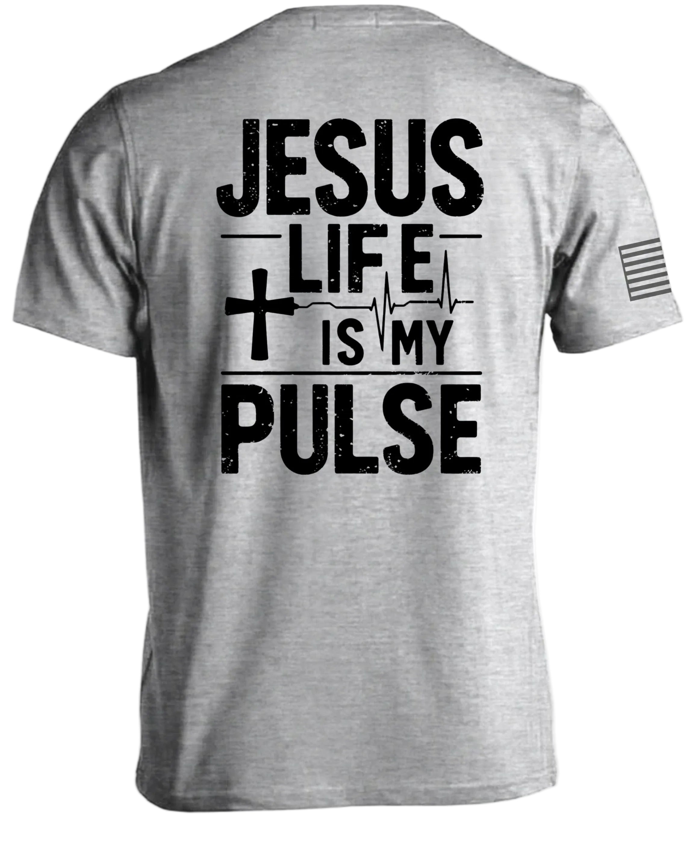 T-shirt « Jésus, ma vie, mon pouls »