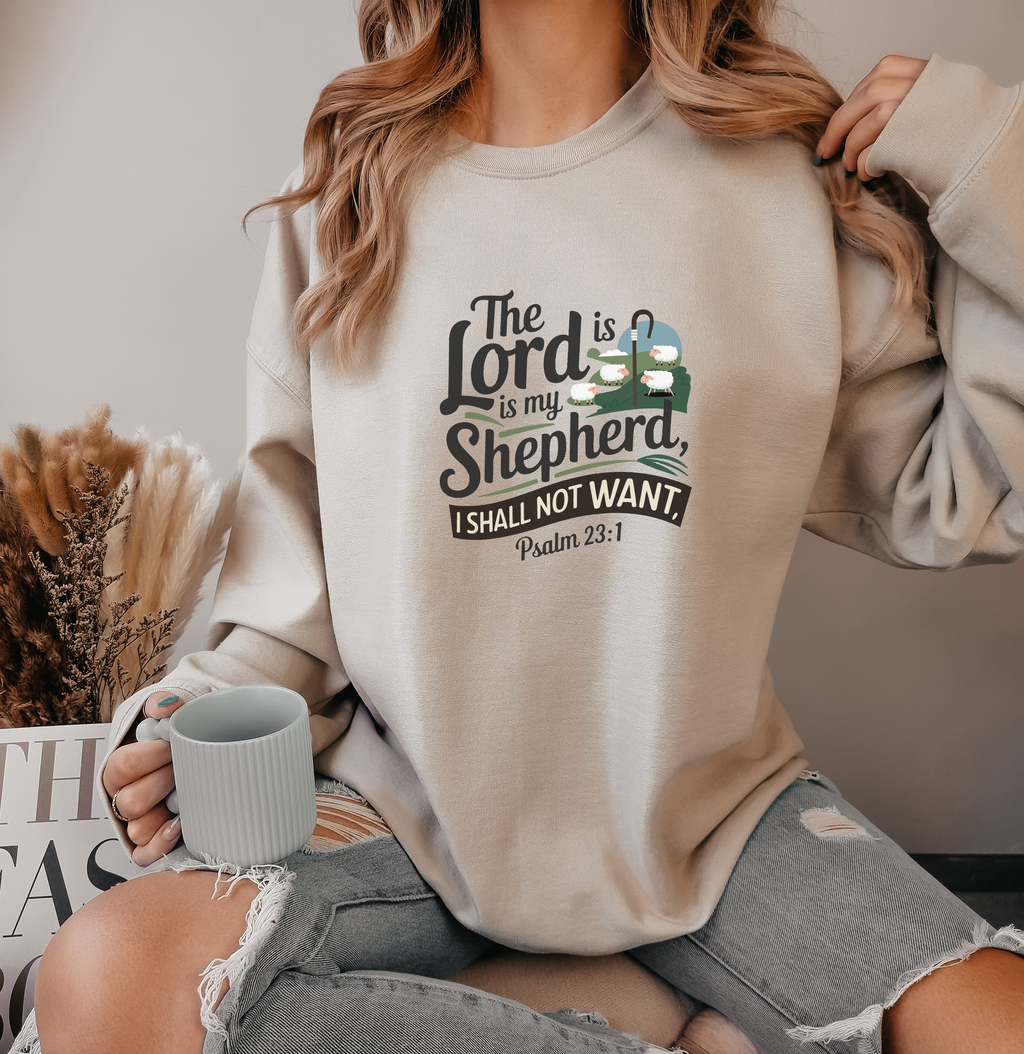 The Lord Is My Shepherd - Women's Light Sweatshirt