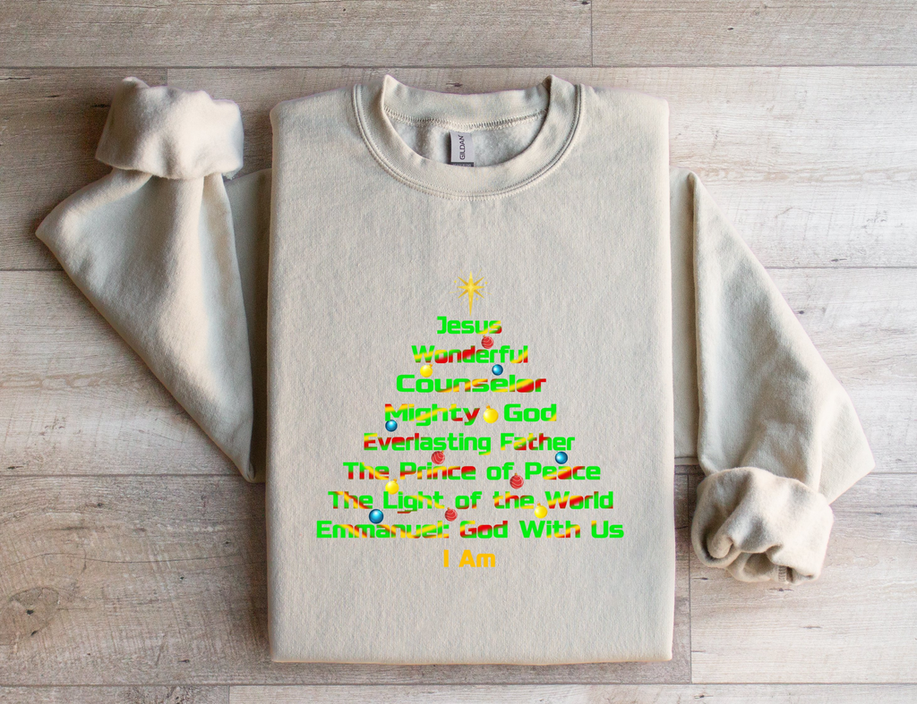Wonderful Counselor The Prince of Peace - Christmas Sweatshirt