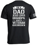Ich bin ein Vater-Jesus-Liebhaber-Opa-Veteran T-Shirt