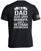 Ich bin ein Vater-Jesus-Liebhaber-Opa-Veteran T-Shirt
