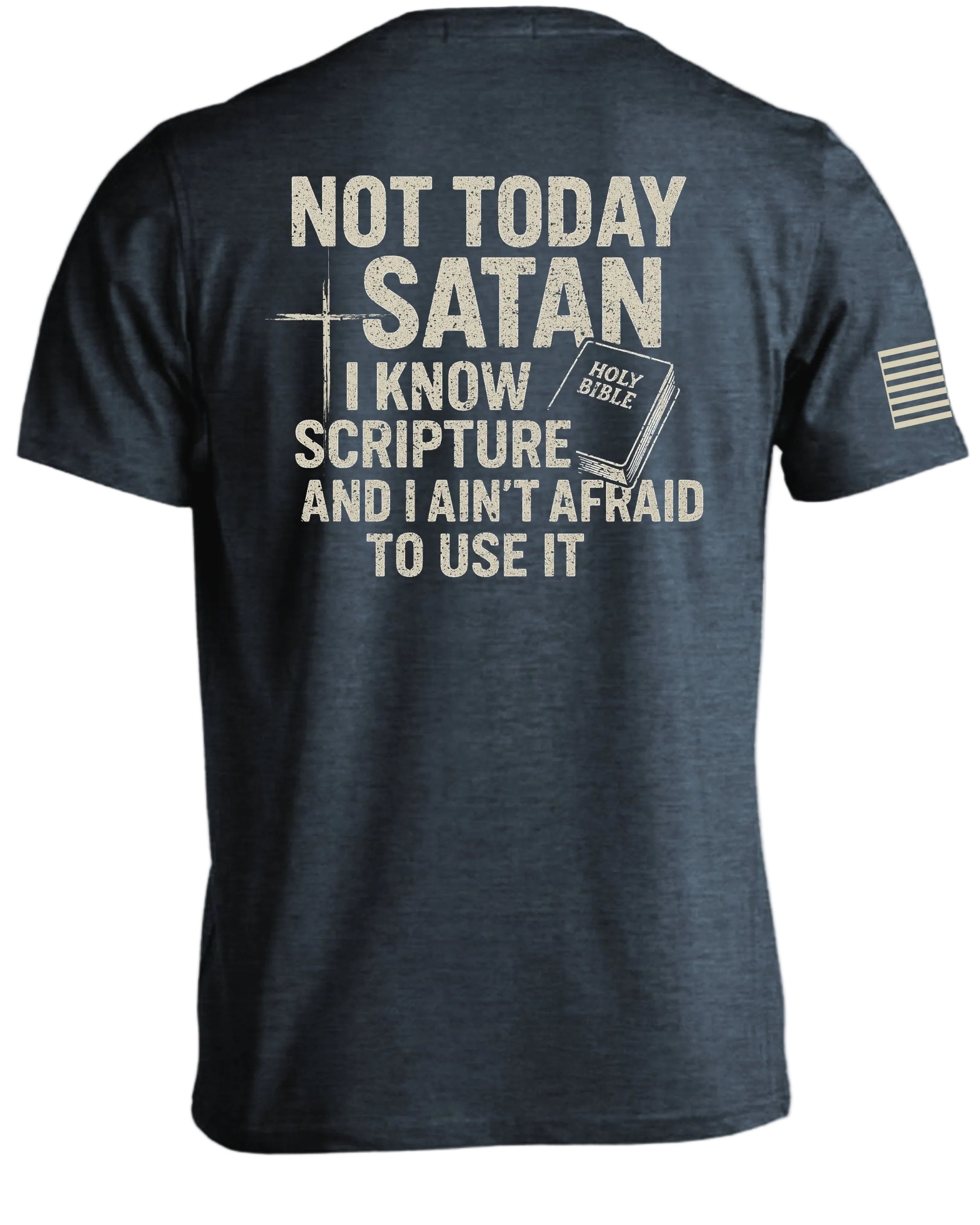 T-shirt Non aujourd'hui Satan