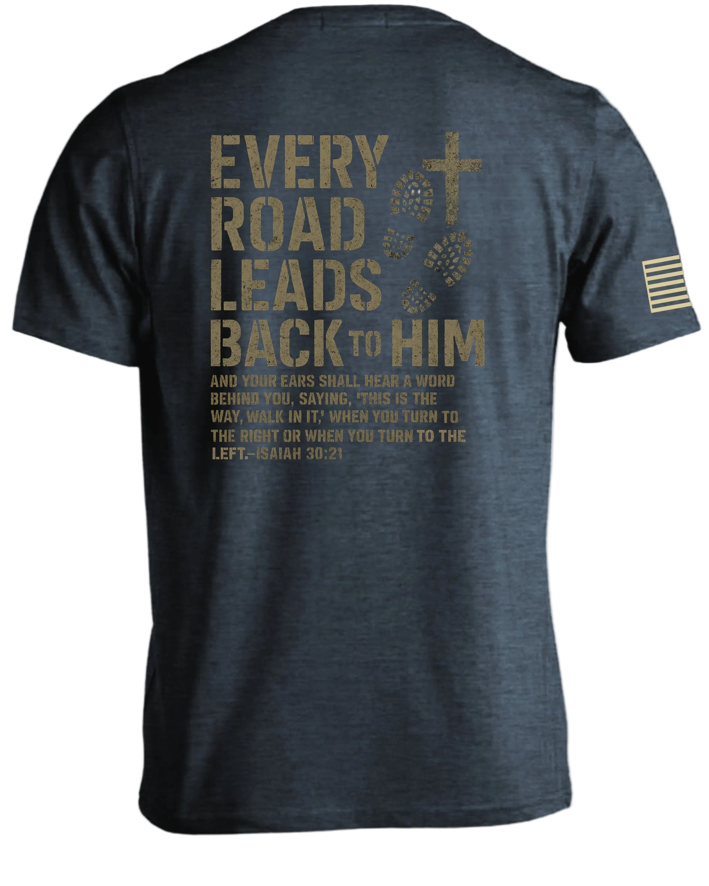 T-shirt Tous les chemins mènent à LUI