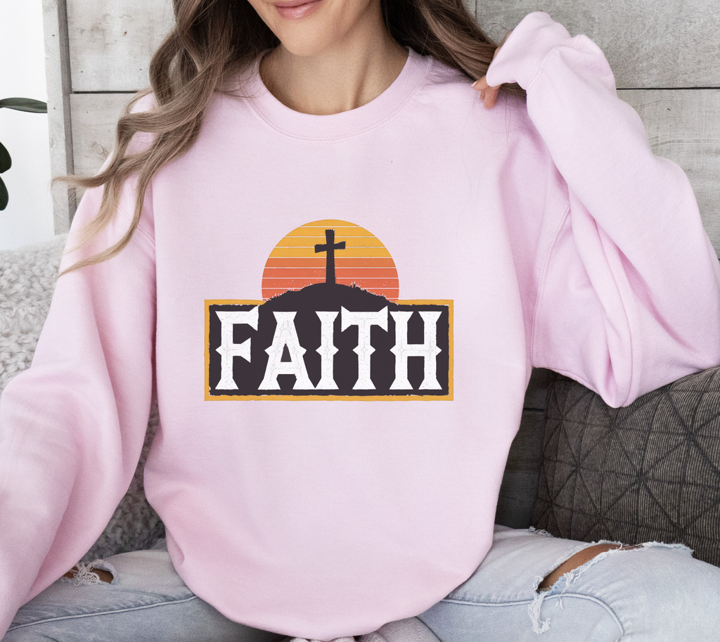 Faith Mountain Cross - Sweatshirt