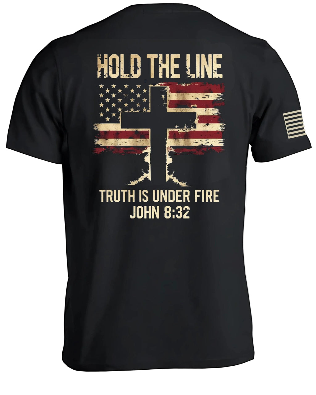 T-Shirt "Halt die Linie – Die Wahrheit steht unter Beschuss"