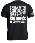 Confidence-Purpose-Boldness-Courage T-Shirt