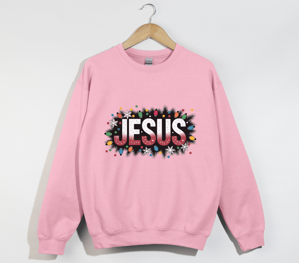 Jesus Name Christmas Holiday Sweatshirt