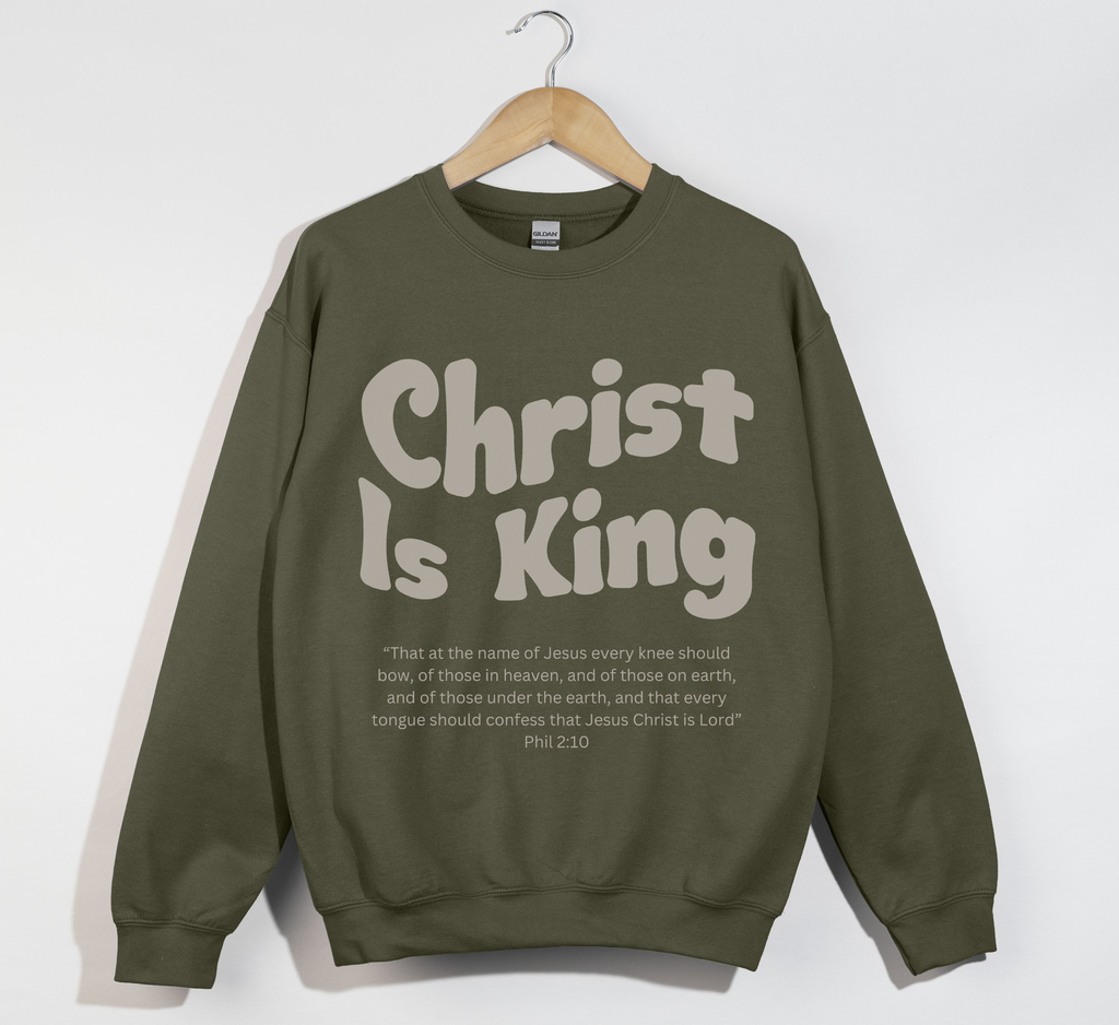 Christ Is King Women's Sweatshirt