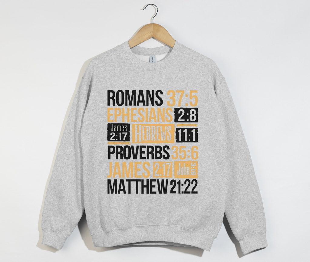 Bible Faith Verses - Christian Sweatshirt
