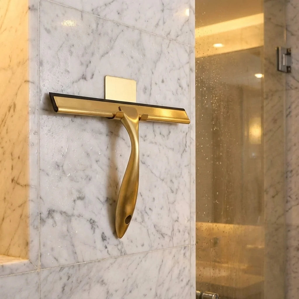 Raclette de douche en acier inoxydable
