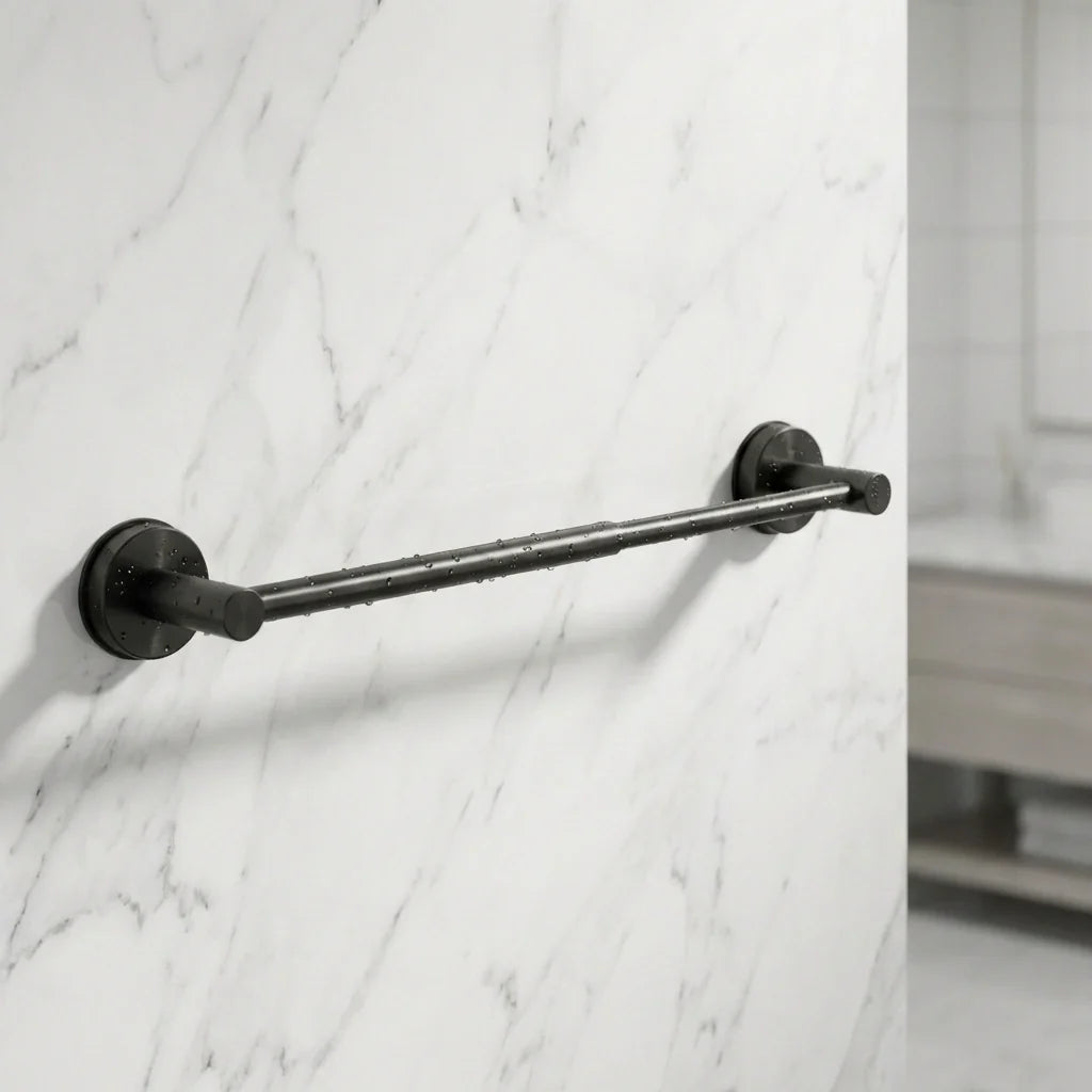 Barre porte-serviettes de salle de bain sans perçage