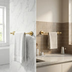 No-Drill Bathroom Towel Bar