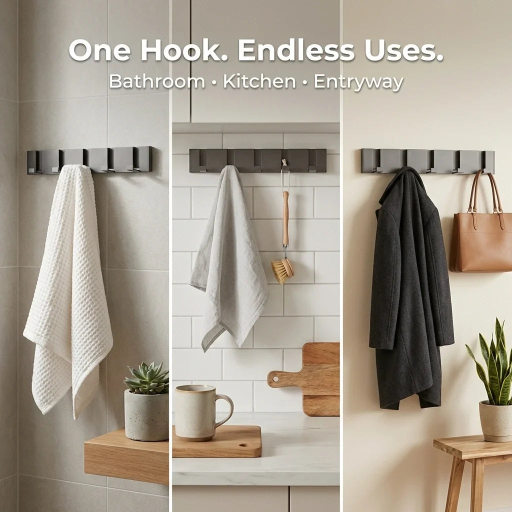 Foldable Wall Hook Rack - Limited Time Offer