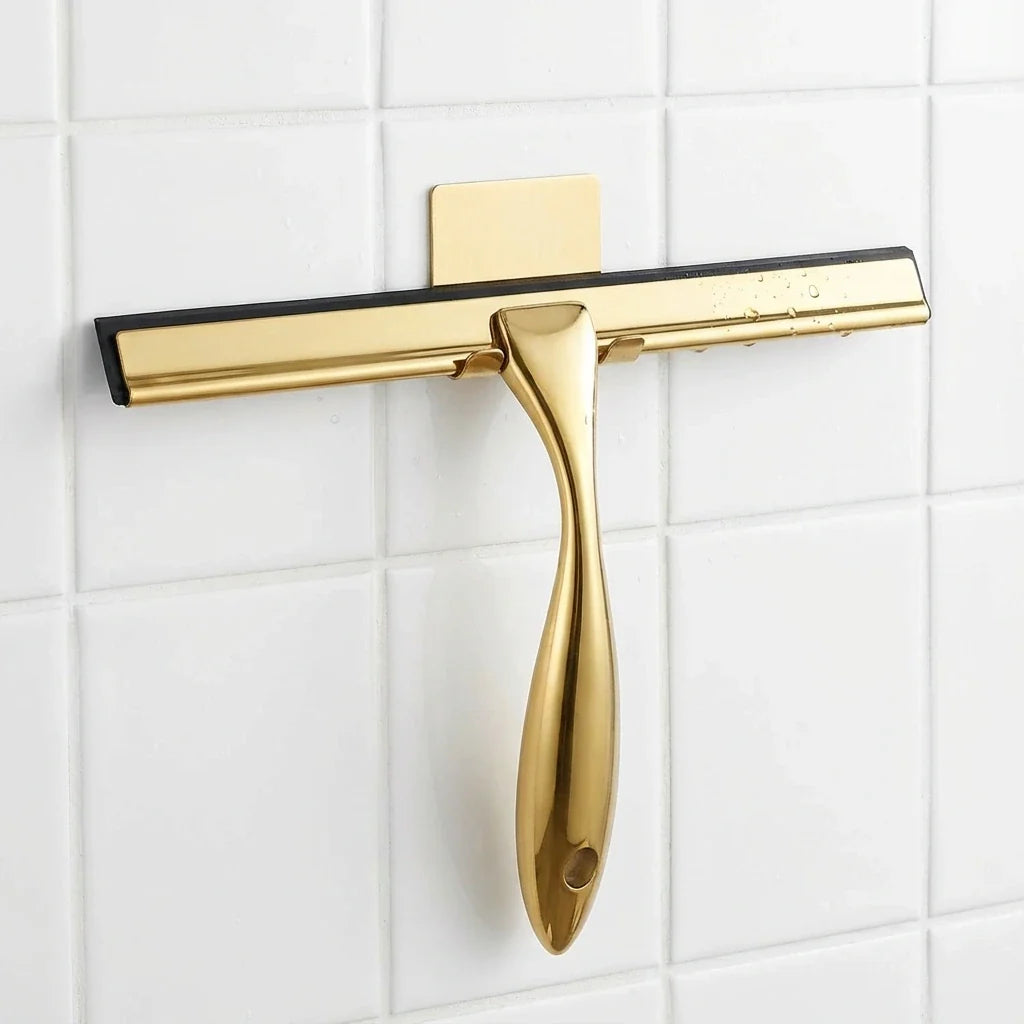 Raclette de douche en acier inoxydable