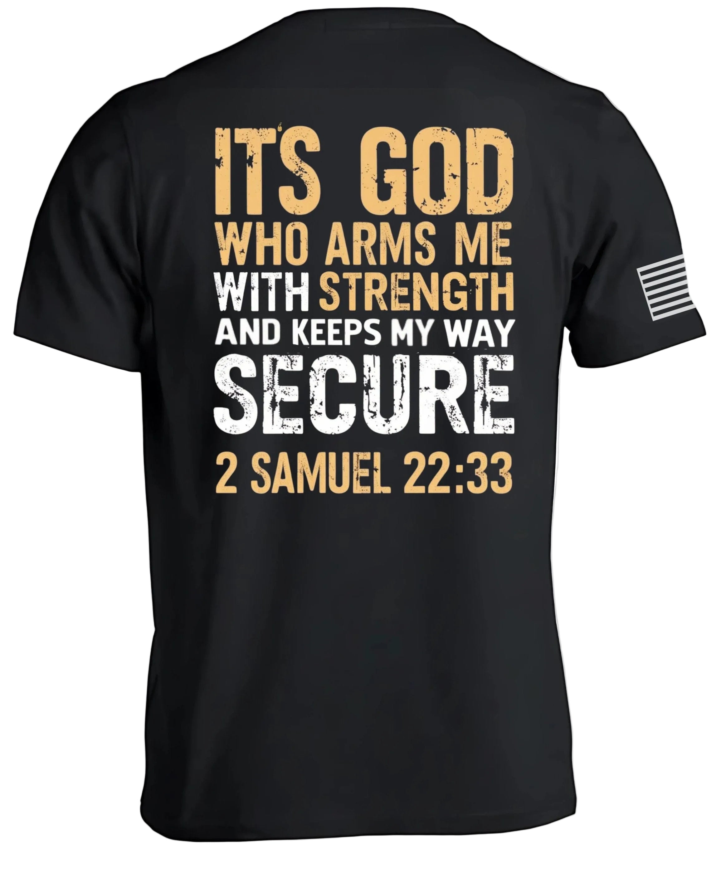 T-shirt C'est Dieu Qui m'Arme
