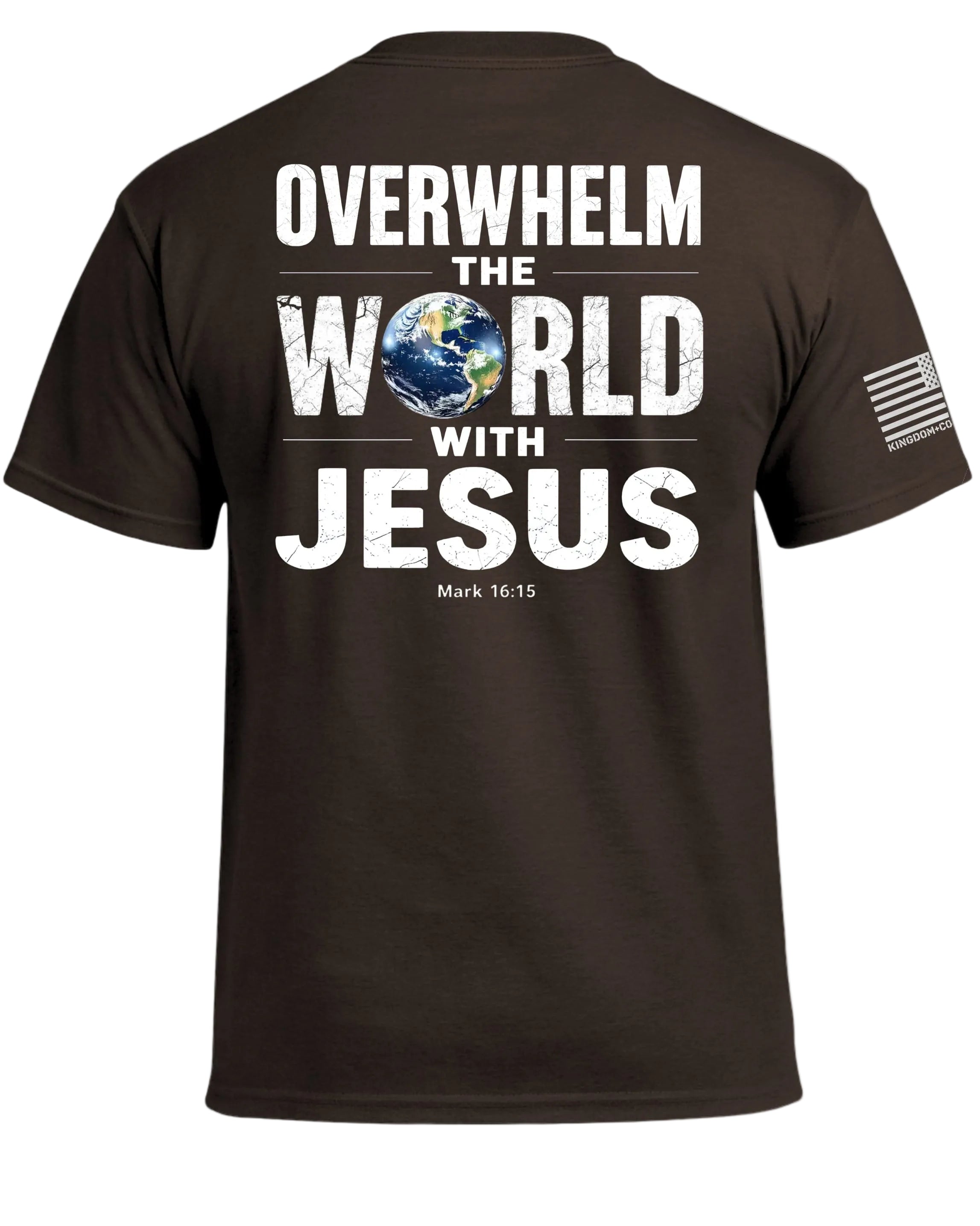 T-shirt « Submerge le monde avec Jésus »