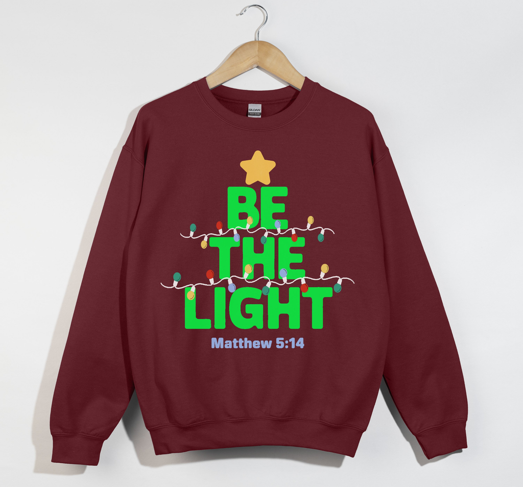 Be The Light - Christmas Sweatshirt