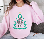 Oh Come Let Us Adore Him - Christmas Sweatshirt