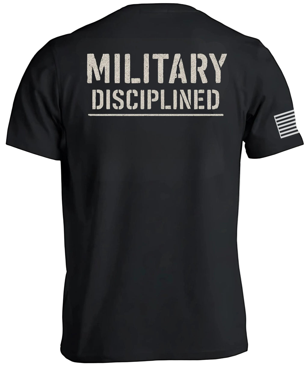 Grafik-T-Shirt „Militärisch diszipliniert“