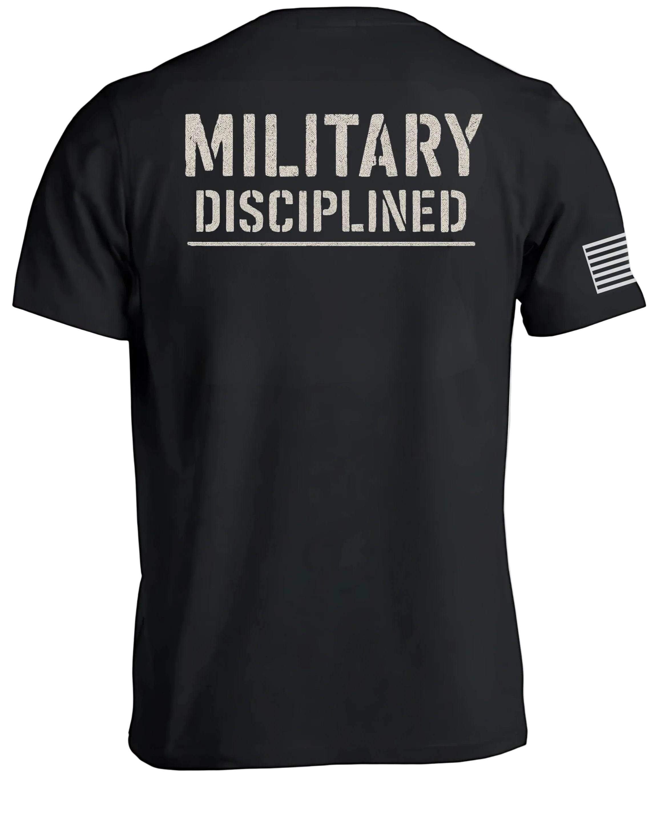 Grafik-T-Shirt „Militärisch diszipliniert“