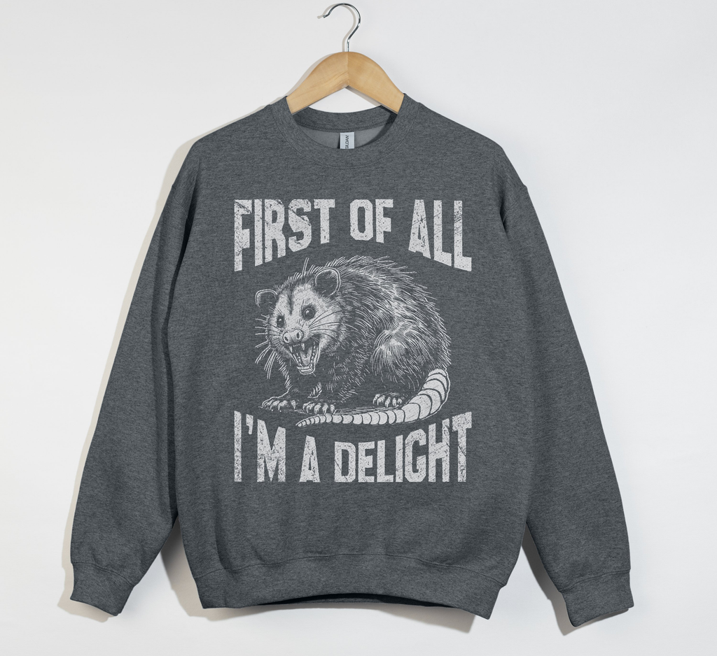 First Of All, I'm A Delight - Sweatshirt