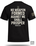 T-Shirt: Keine Waffe, die gegen mich geschmiedet wird, wird Erfolg haben