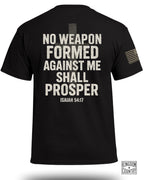 T-Shirt: Keine Waffe, die gegen mich geschmiedet wird, wird Erfolg haben