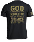 Gott hat uns nicht den Geist der Furcht gegeben T-Shirt