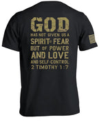 Gott hat uns nicht den Geist der Furcht gegeben T-Shirt