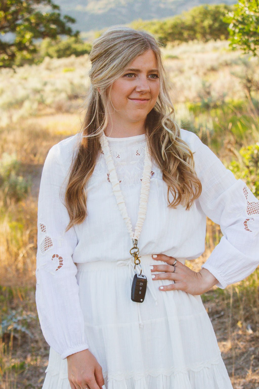 Oat Milk Lanyard